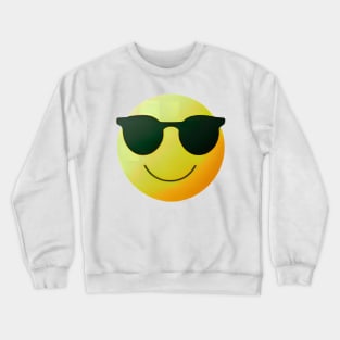 Smiling Face With Sunglasses Crewneck Sweatshirt